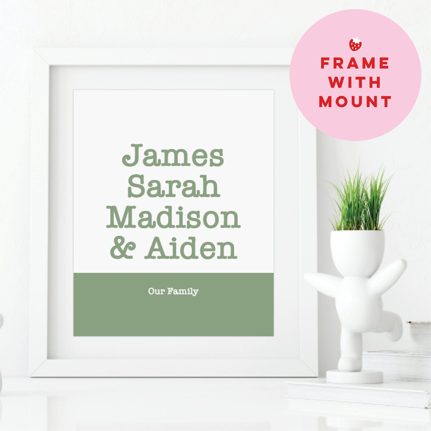 Custom Family Print - Names List