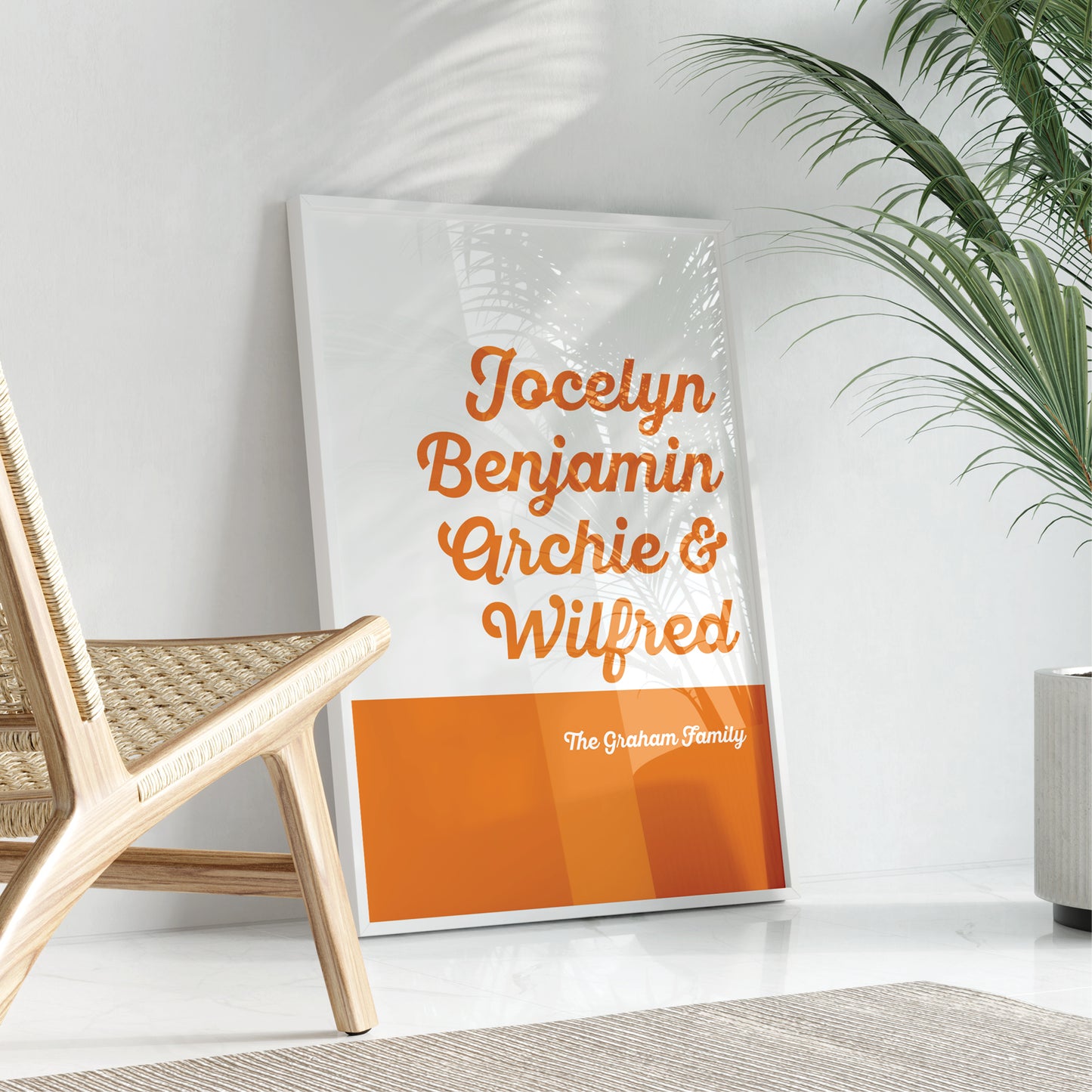 Custom Family Print - Names List