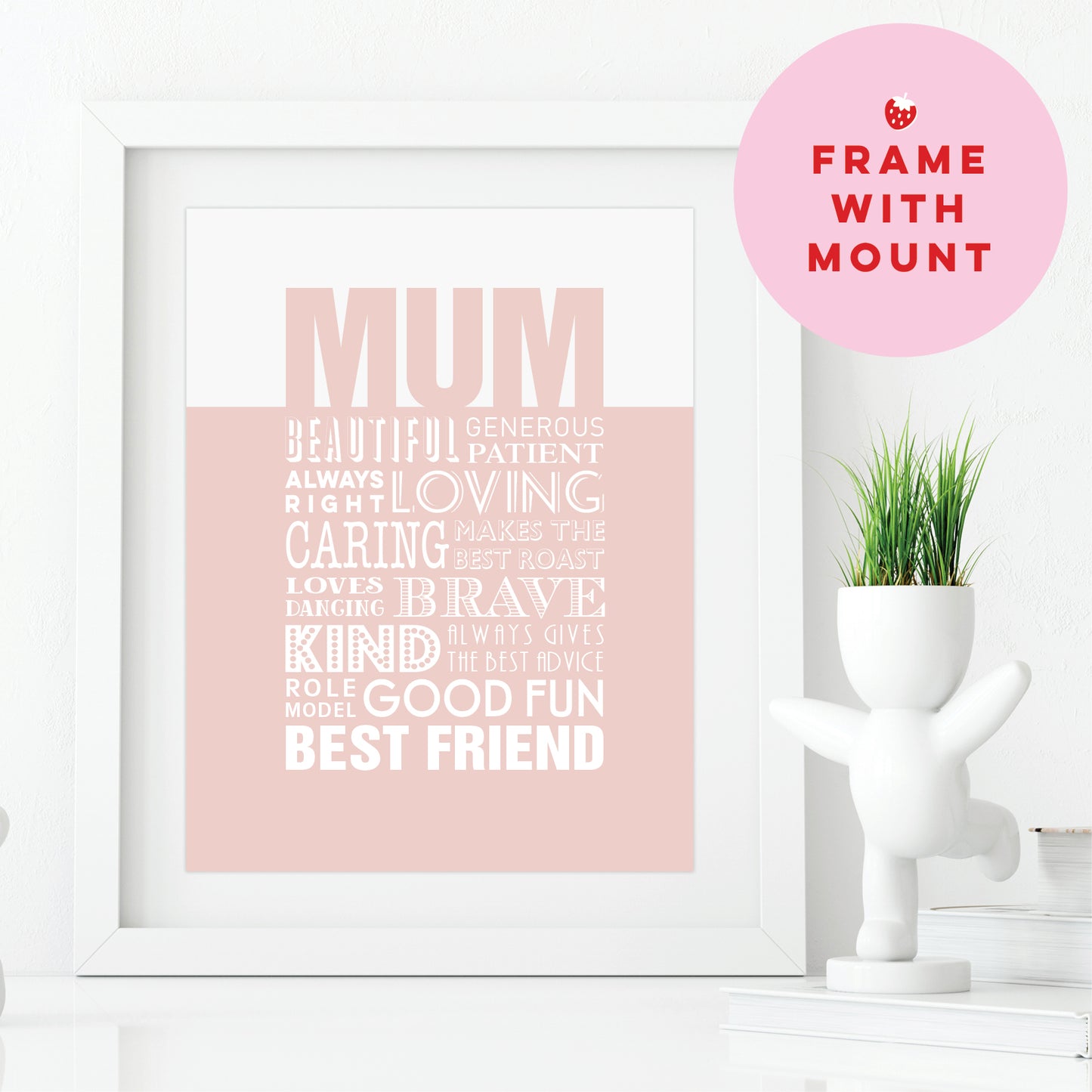 Custom Word Art Print - Best Mum