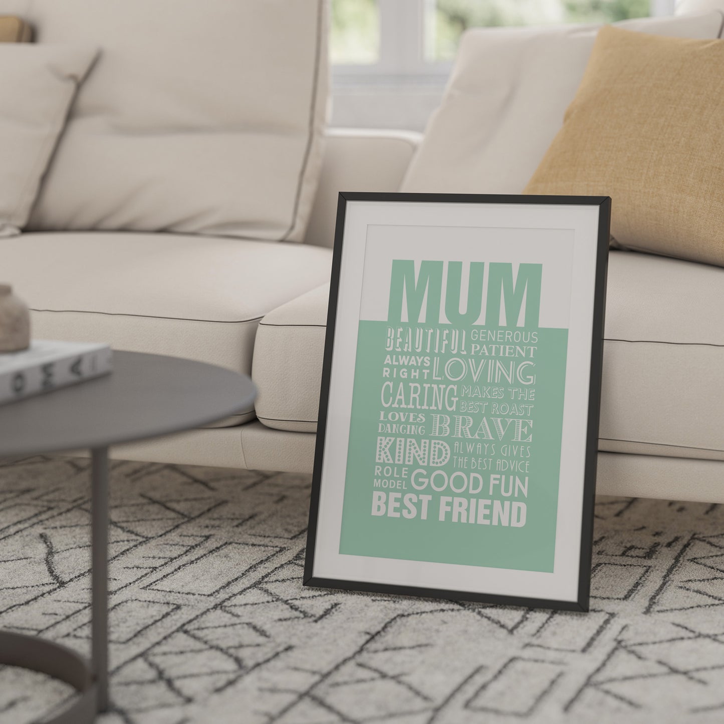 Custom Word Art Print - Best Mum