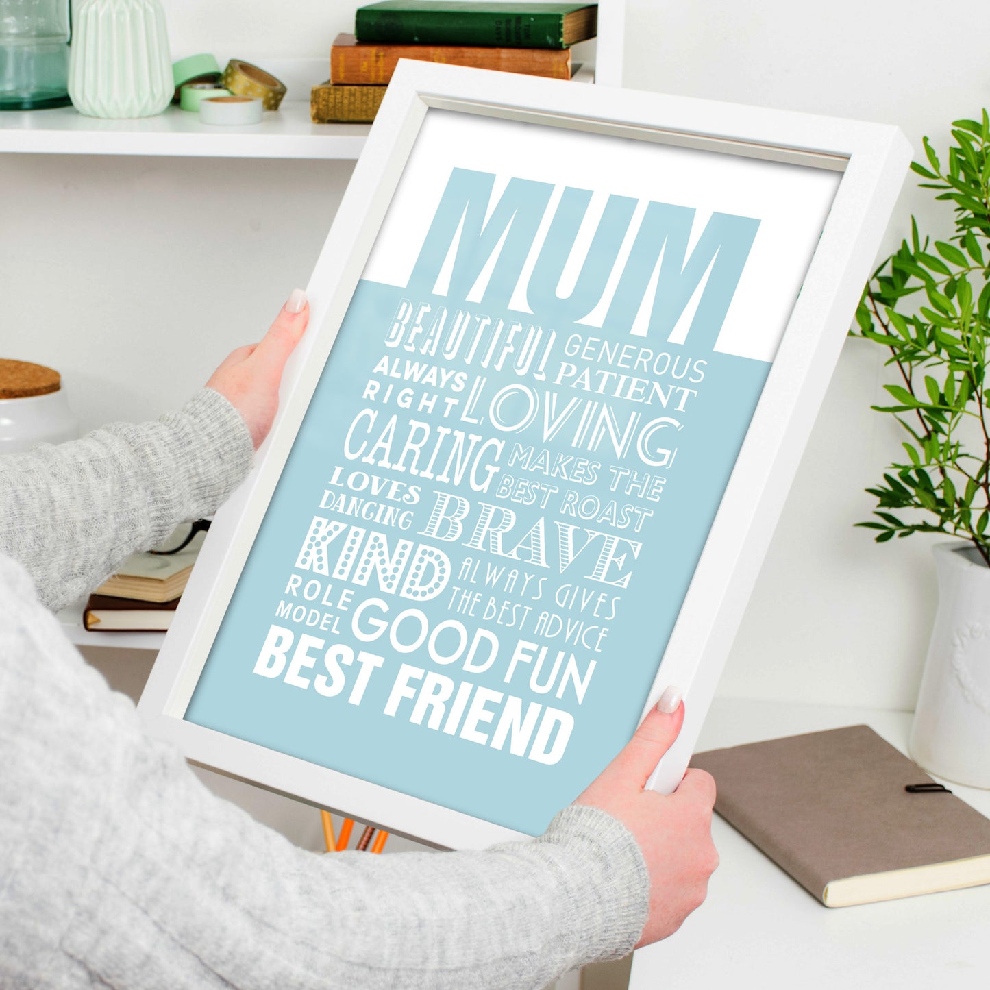 Custom Word Art Print - Best Mum