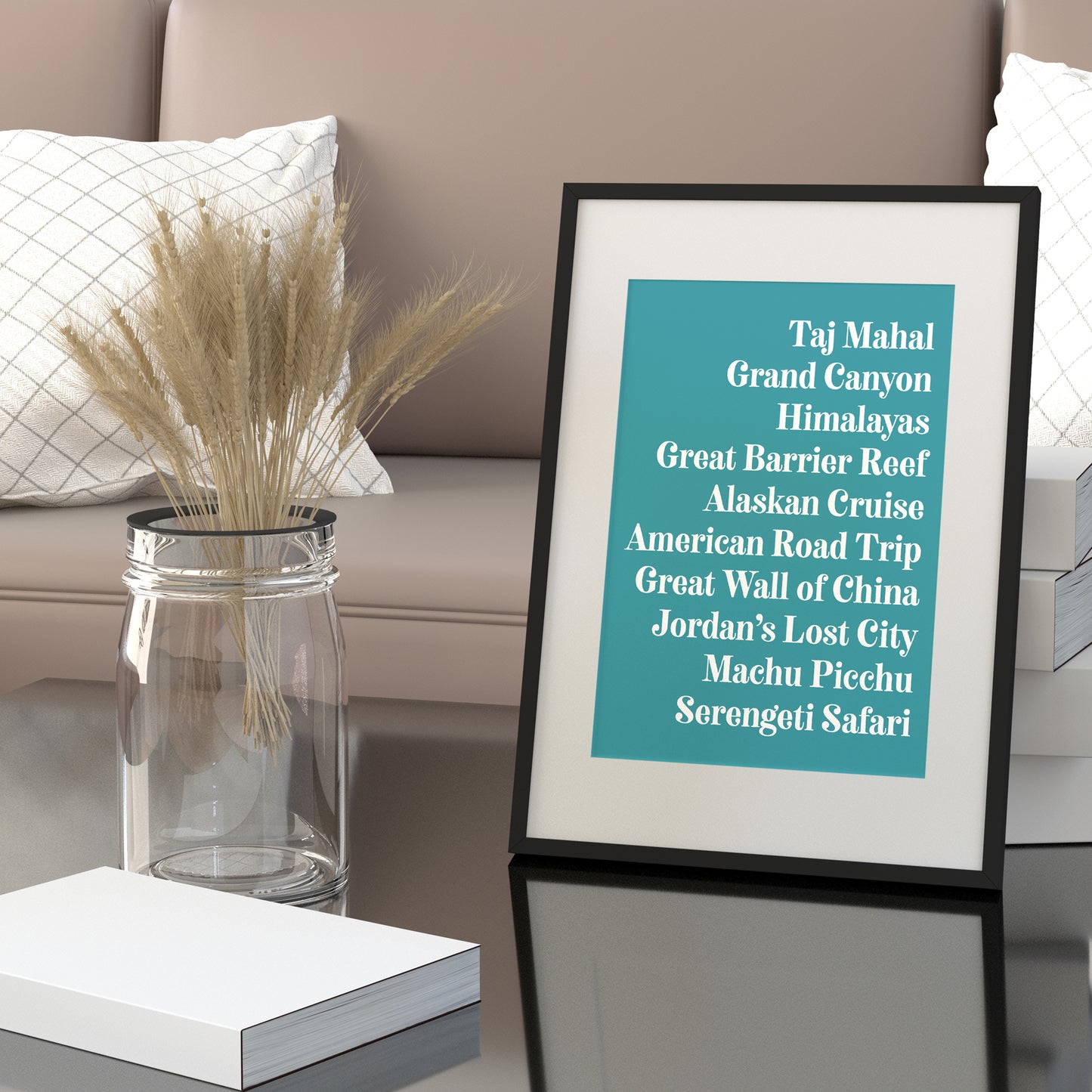 Custom Travel Print - Place Names List