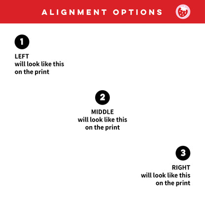 Custom Quote Print - Choice of Fonts 1