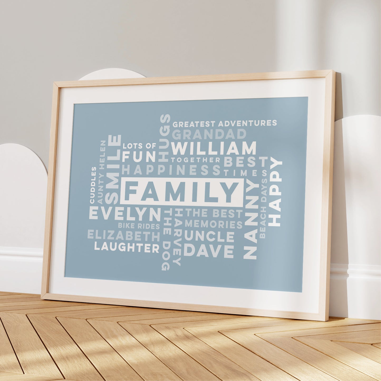 Custom Word Art Print - Family