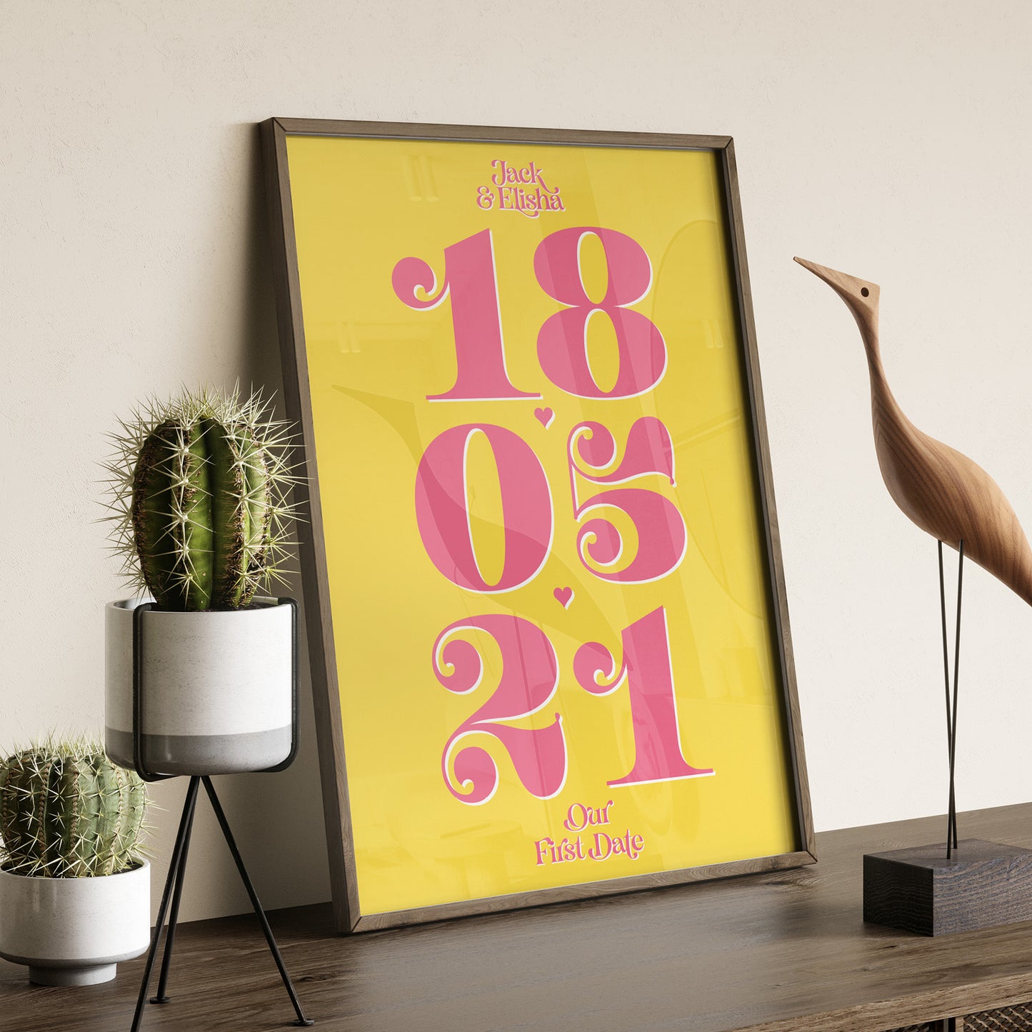 Custom Special Date Print - Add Names & Details