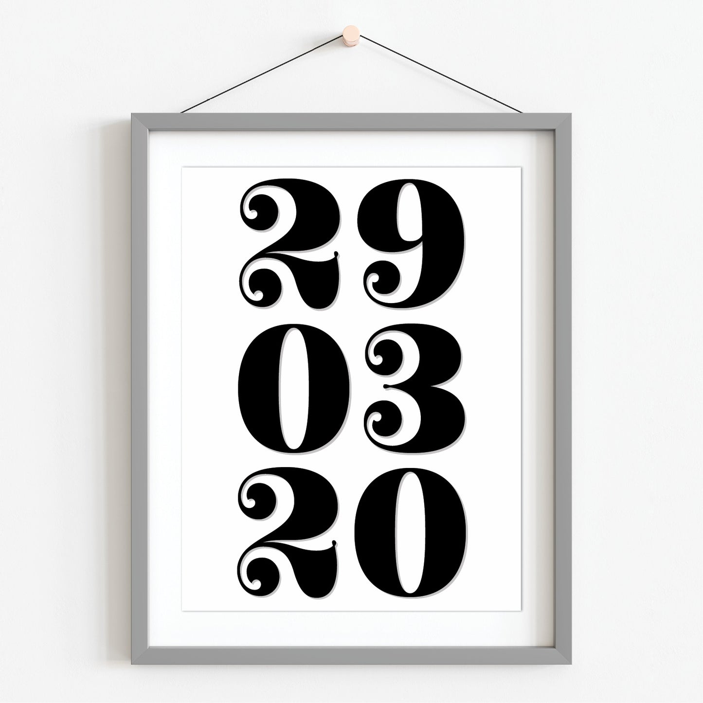 Custom Special Date Print - Add Names & Details