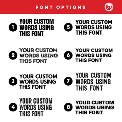 Custom Quote Print - Bold Fonts