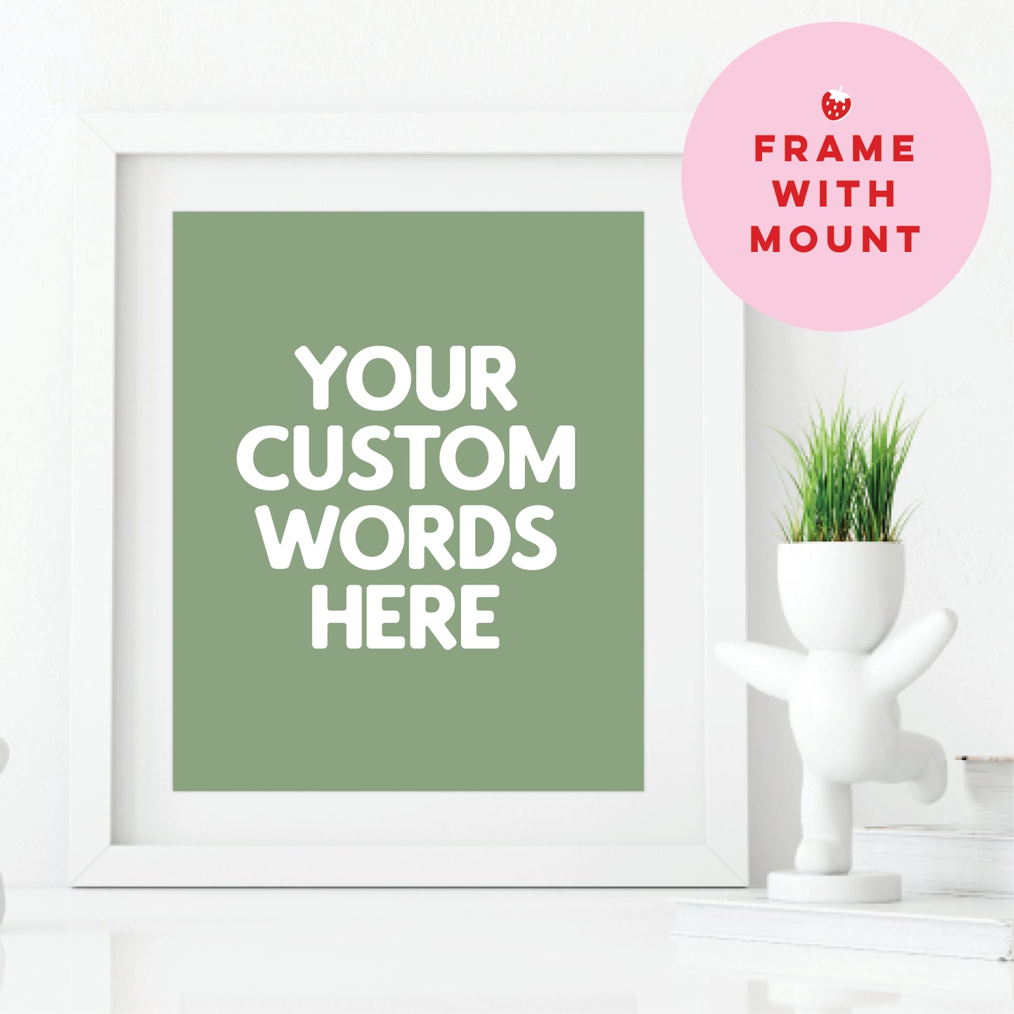 Custom Quote Print - Bold Fonts