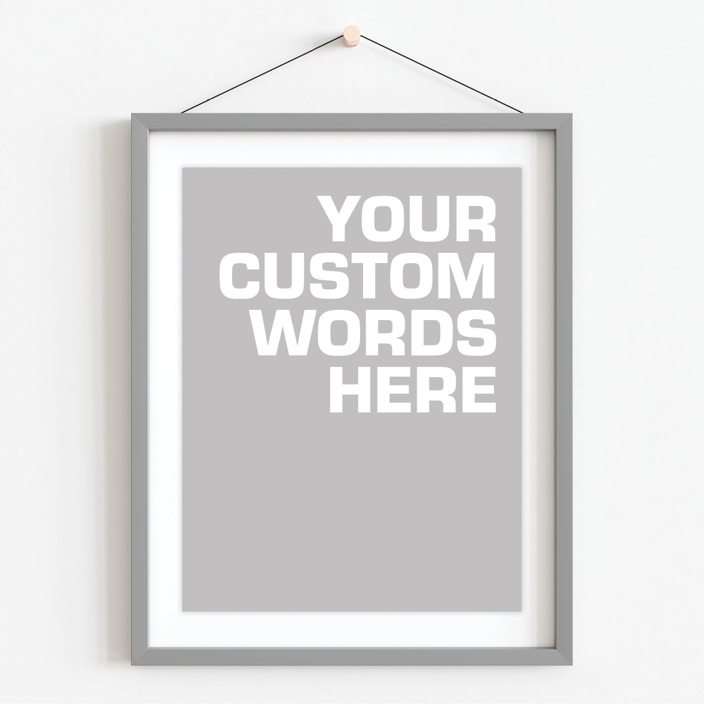 Custom Quote Print - Bold Fonts