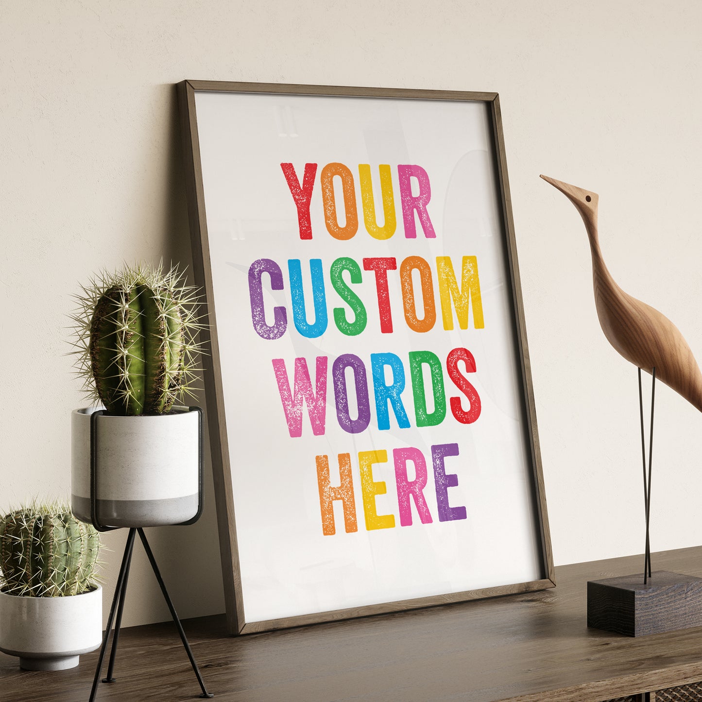 Custom Quote Print - Bright and Colourful