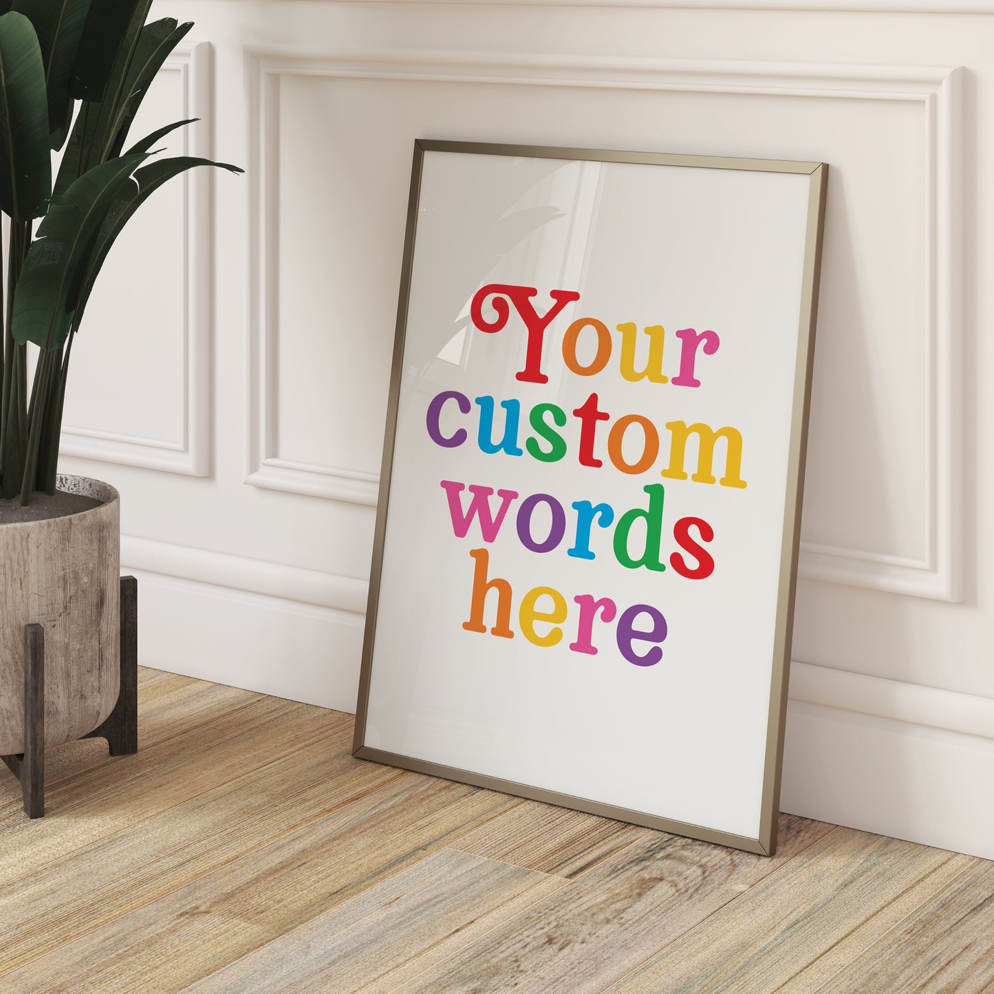 Custom Quote Print - Bright and Colourful