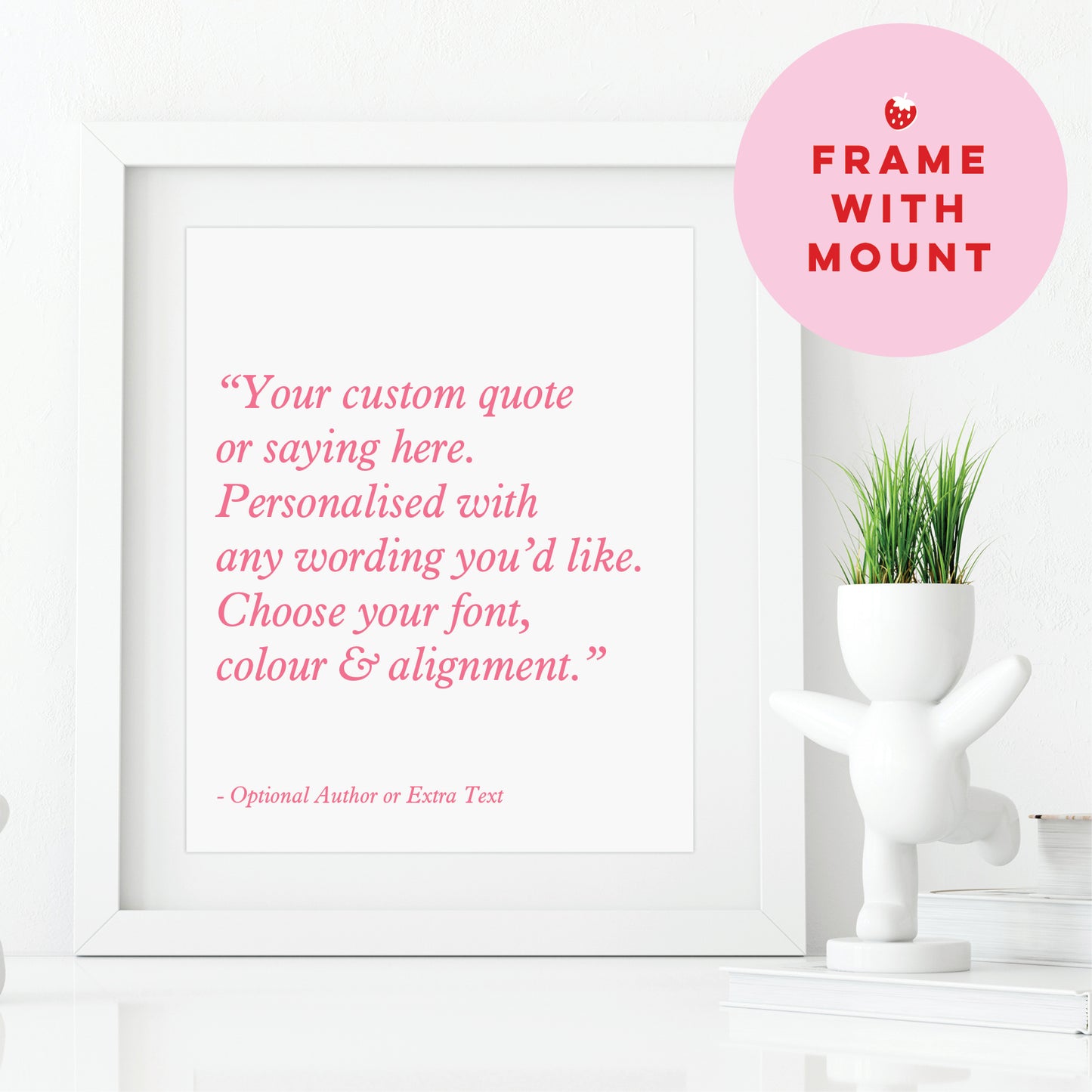 Custom Quote Print - Script Fonts