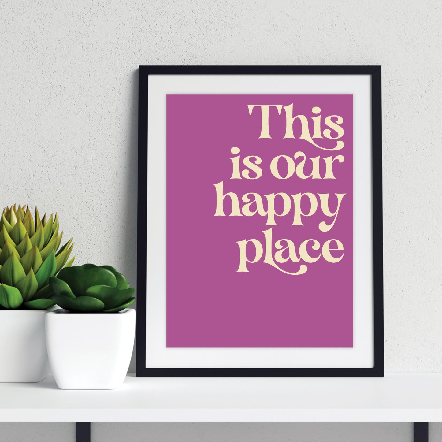 Custom Quote Print - Vintage Serif Style