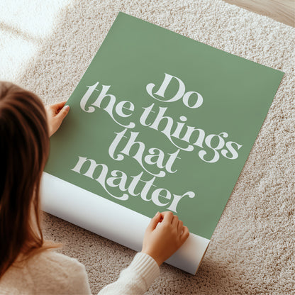 Custom Quote Print - Vintage Serif Style