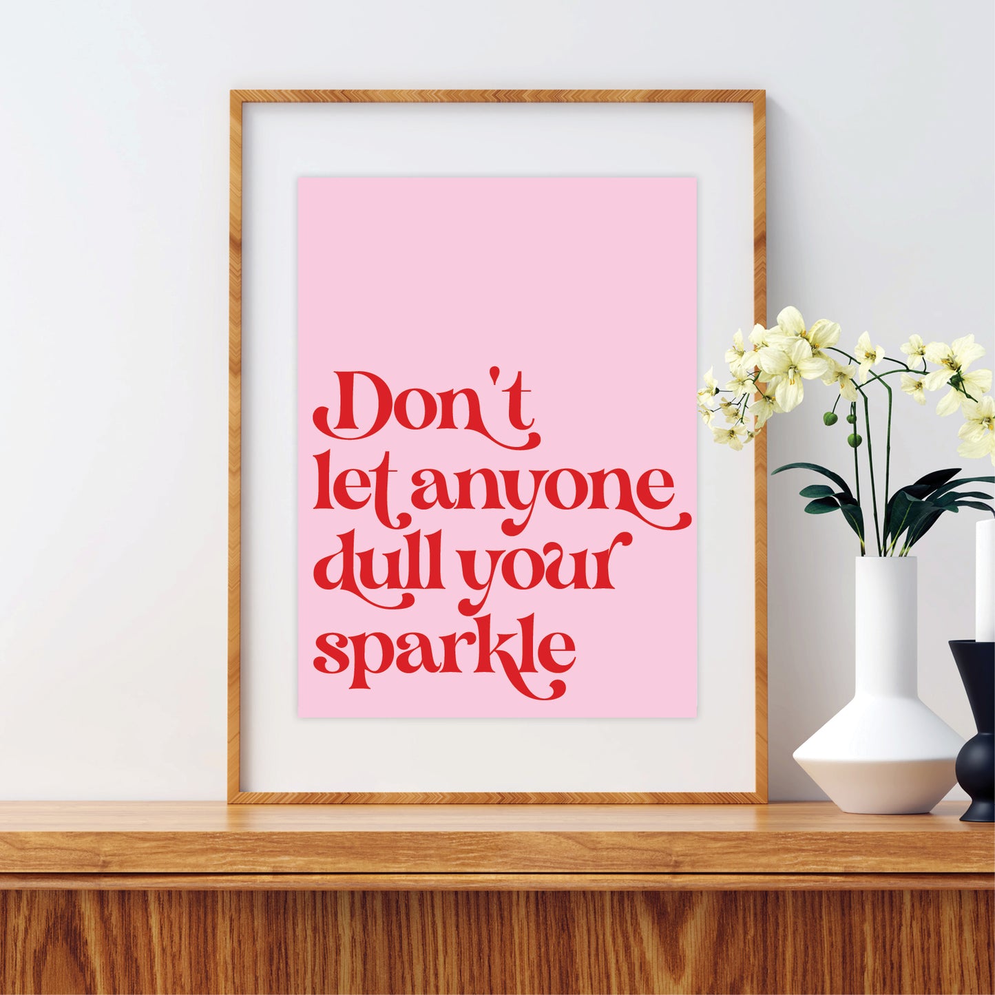 Custom Quote Print - Vintage Serif Style