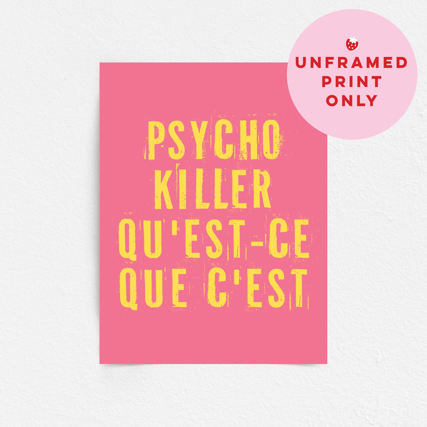 Custom Quote Print - Urban Grunge Style