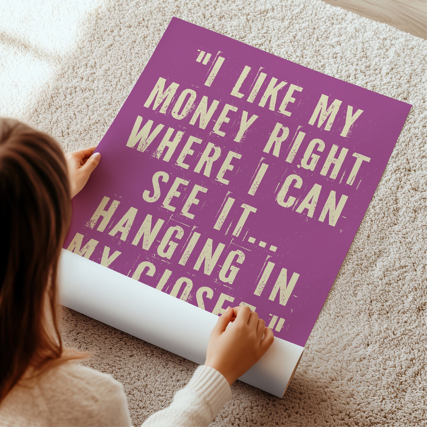 Custom Quote Print - Urban Grunge Style