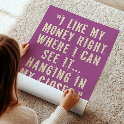 Custom Quote Print - Urban Grunge Style