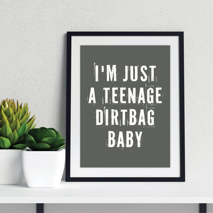 Custom Quote Print - Urban Grunge Style