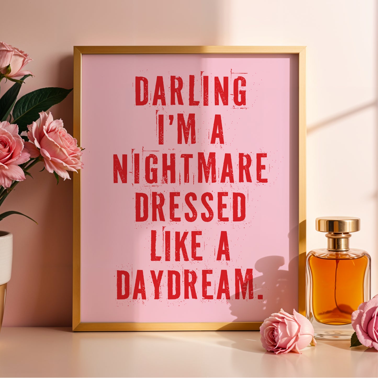 Custom Quote Print - Urban Grunge Style