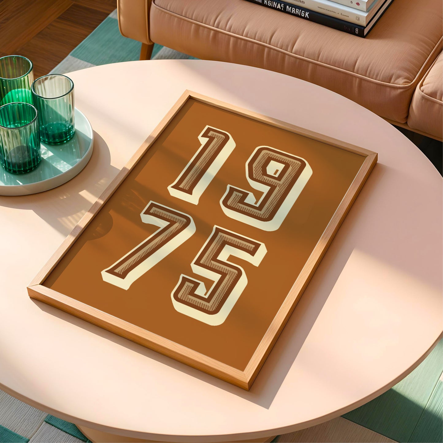 Custom Year Print - Personalised Special Date Retro Wall Art