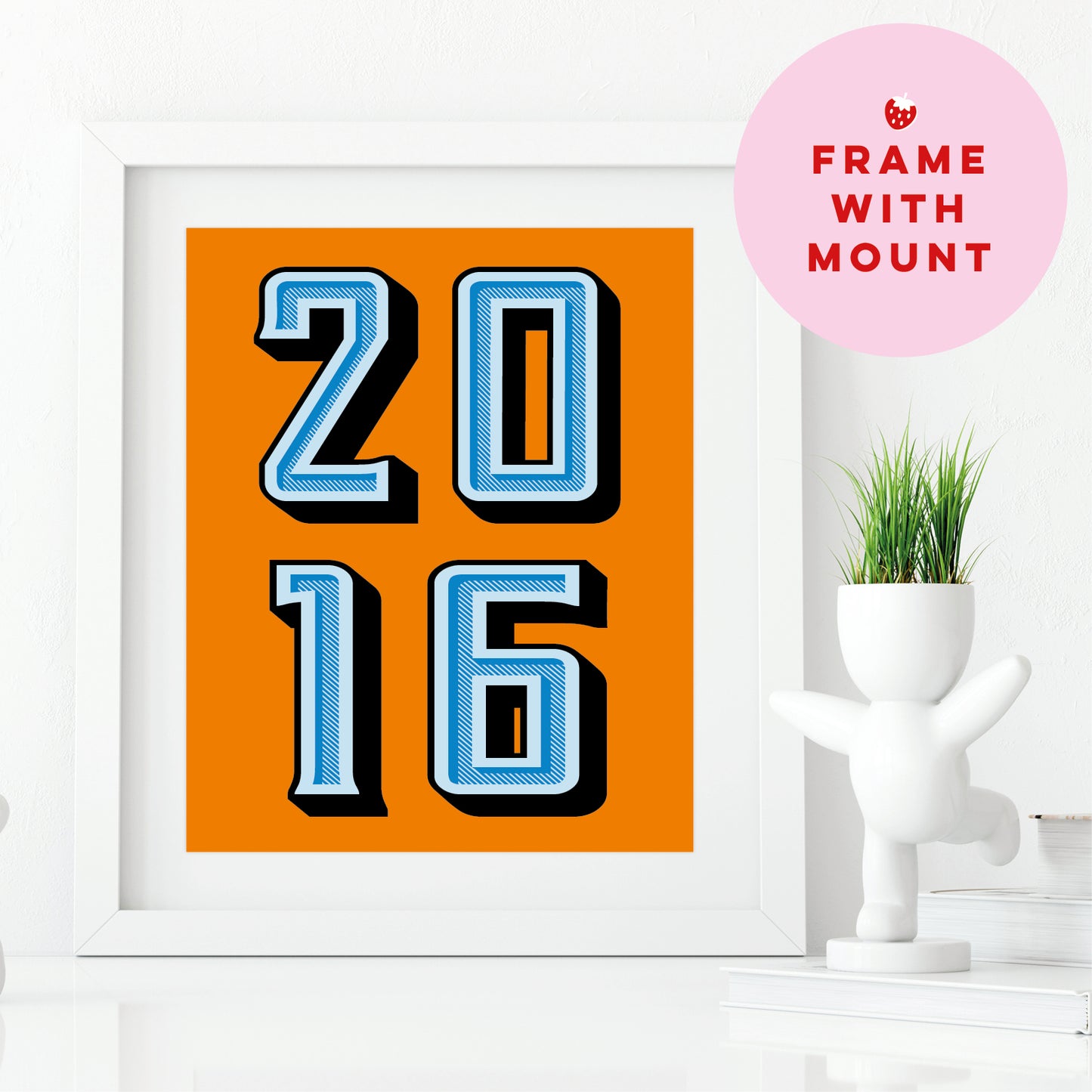 Custom Year Print - Personalised Special Date Retro Wall Art