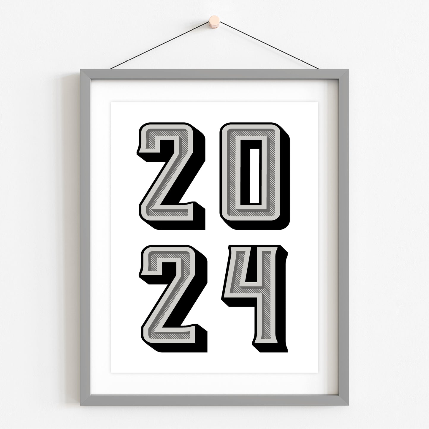 Custom Year Print - Personalised Special Date Retro Wall Art