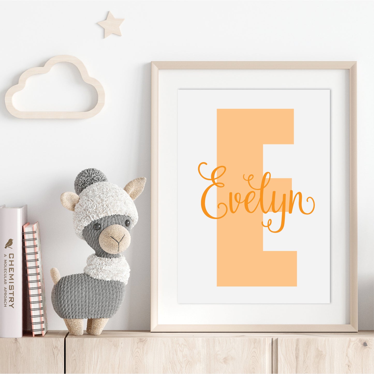 Custom Baby Print - Initial & Name
