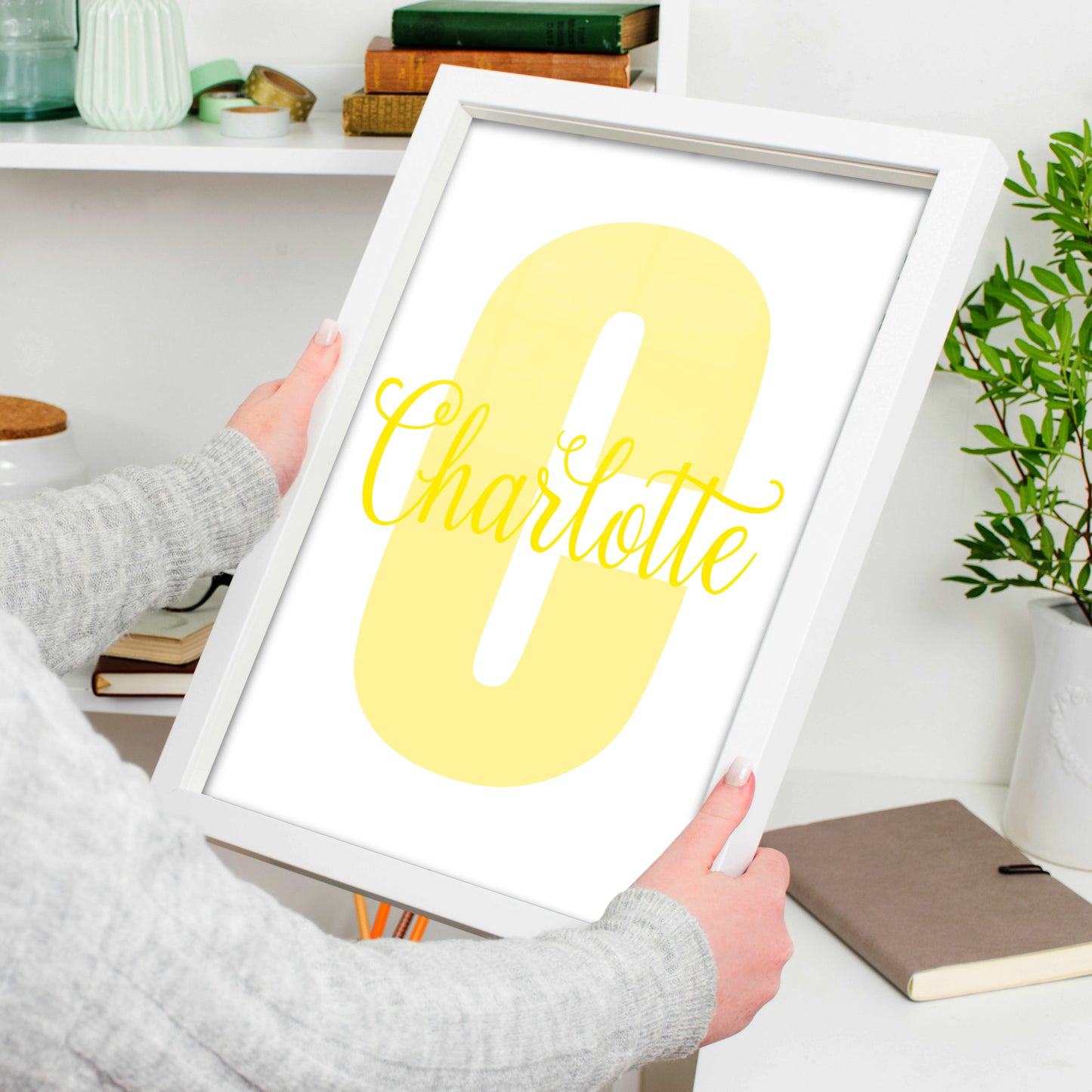 Custom Baby Print - Initial & Name