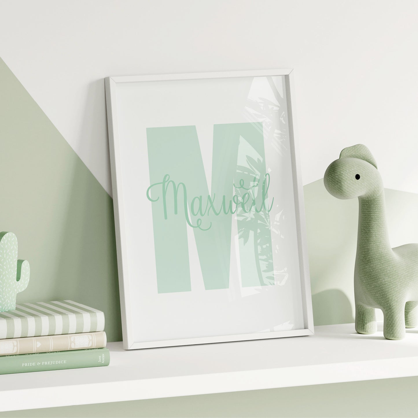 Custom Baby Print - Initial & Name