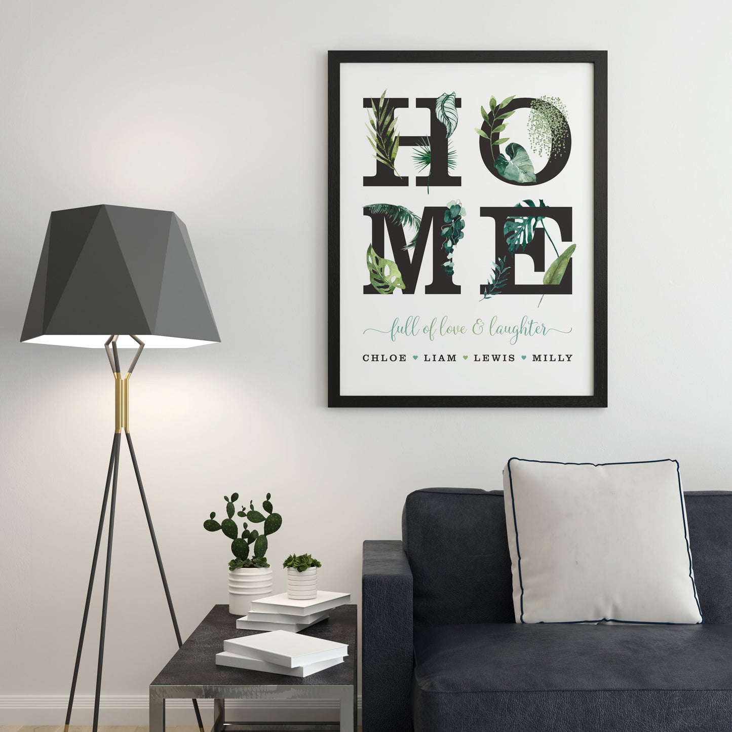 Custom Home Word Art - Botanical