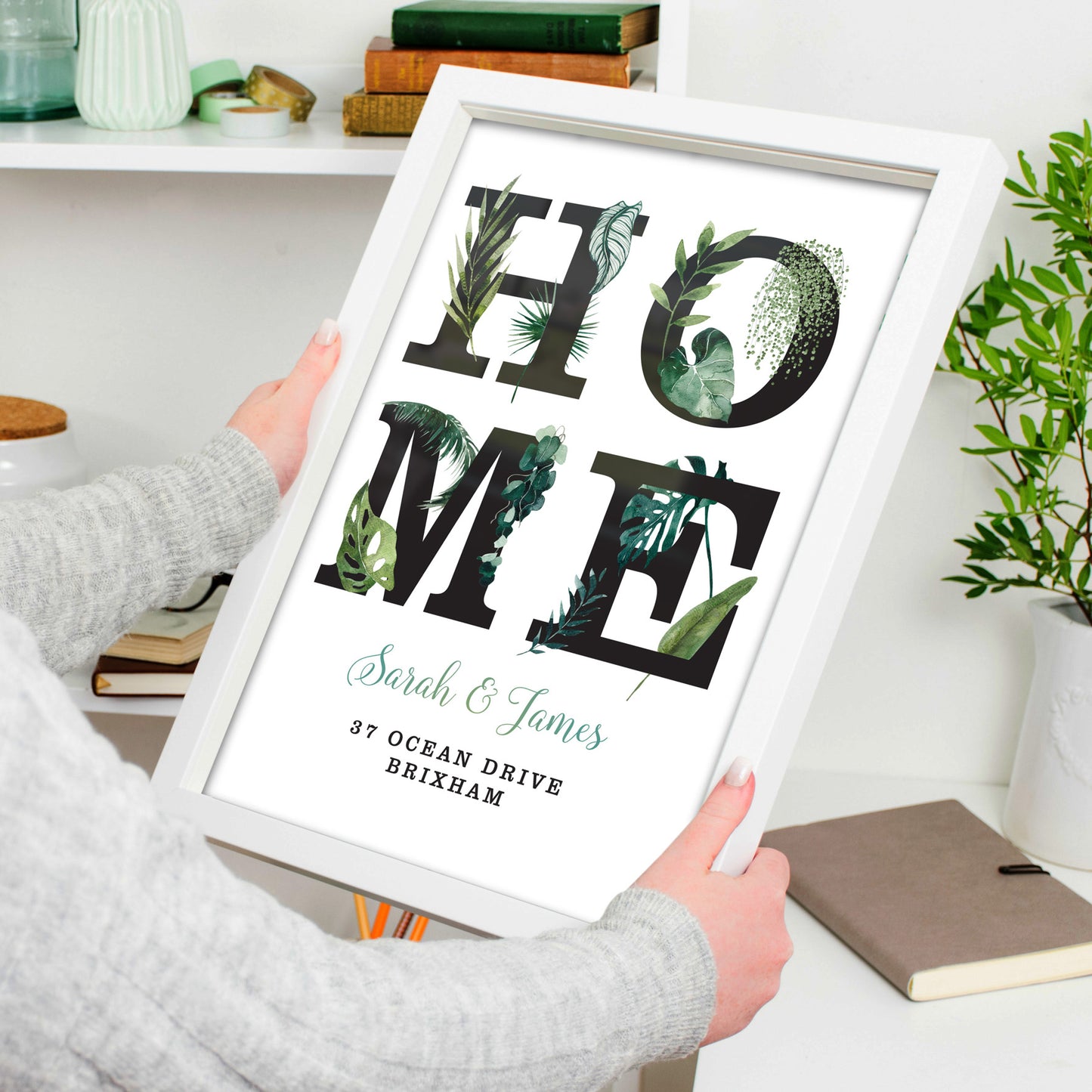 Custom Home Word Art - Botanical