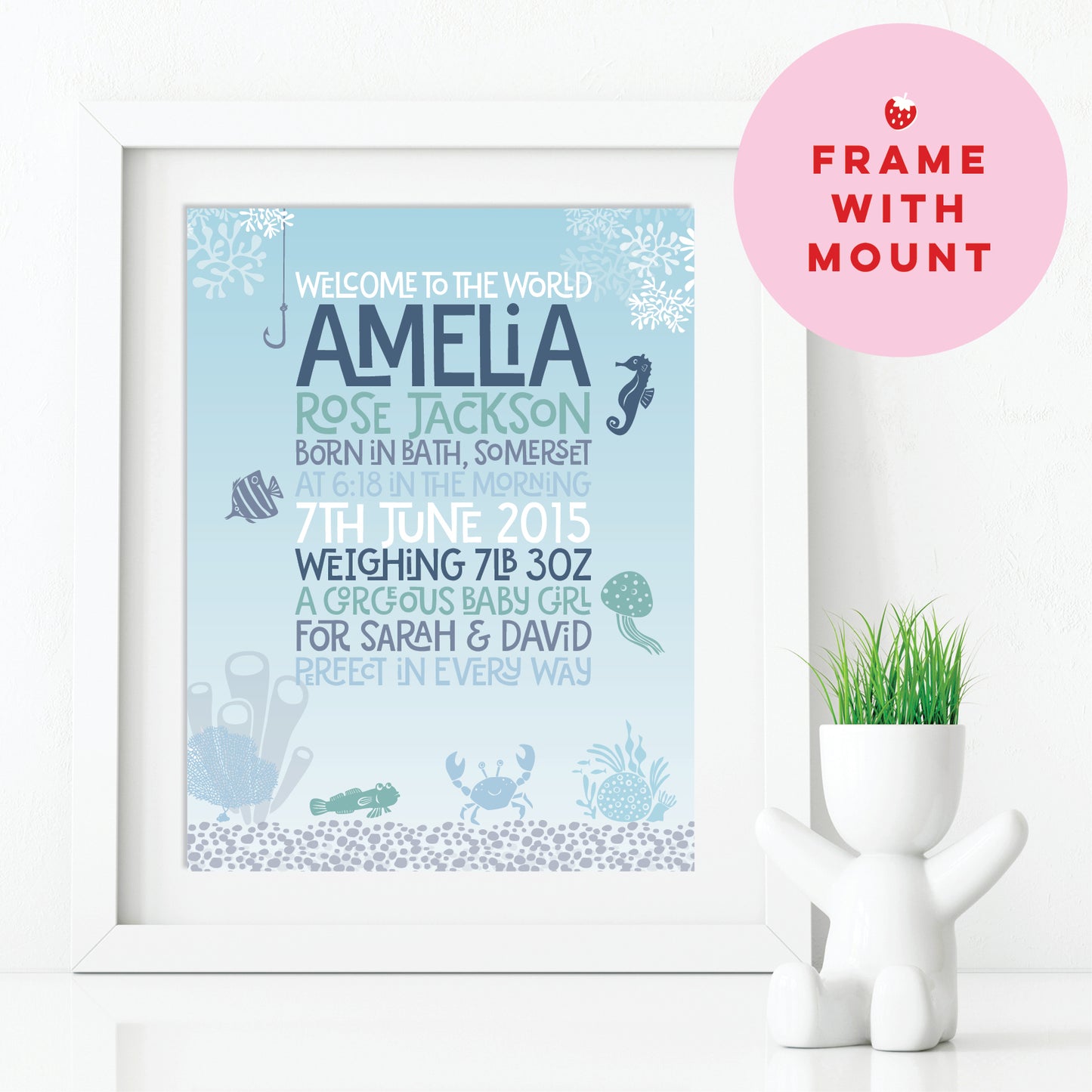 Custom Baby Print - Under The Sea