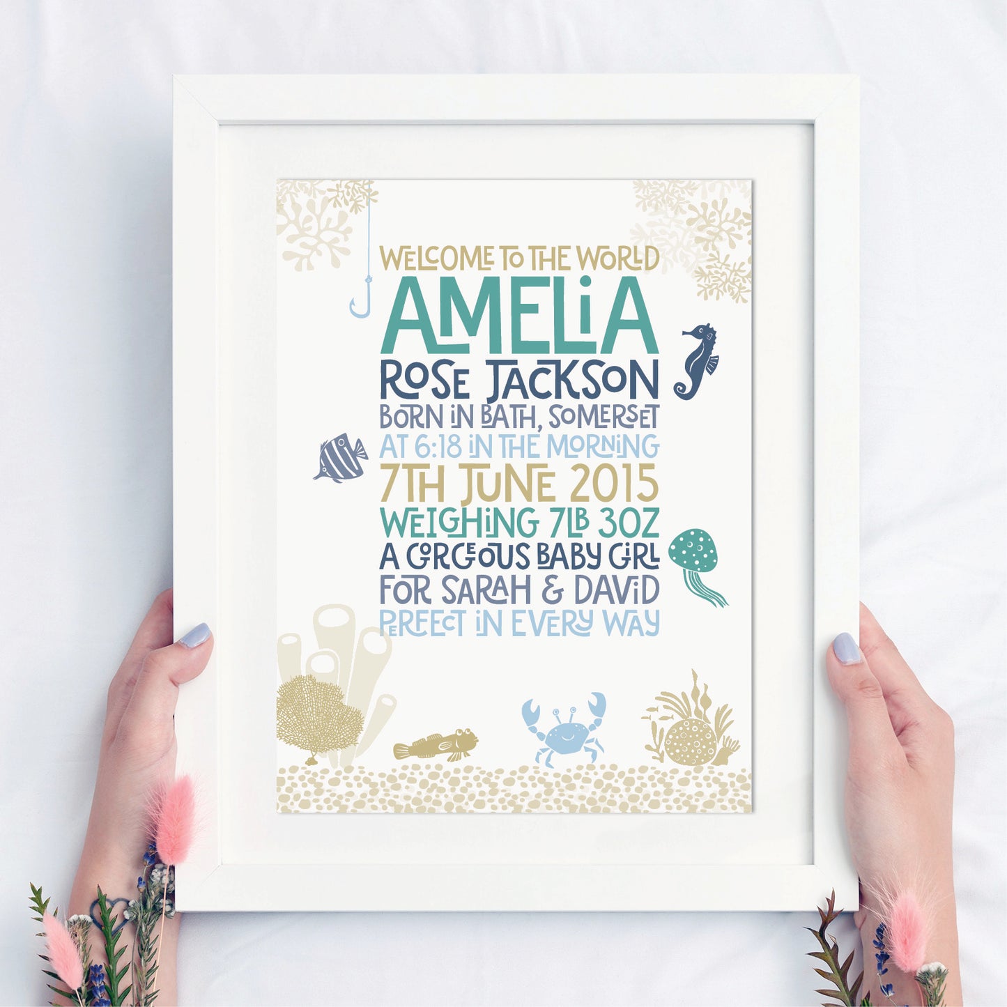 Custom Baby Print - Under The Sea