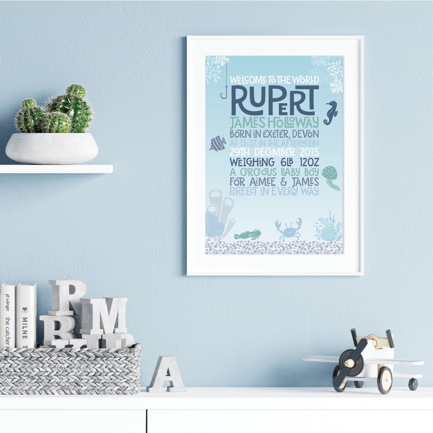 Custom Baby Print - Under The Sea