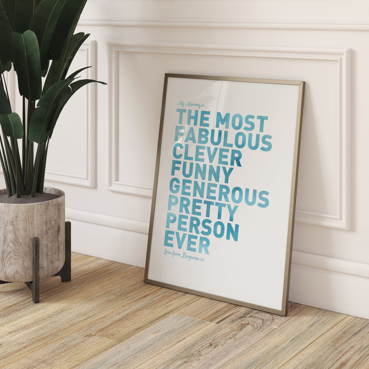 Custom Best Mum Print - Our Mummy Is...