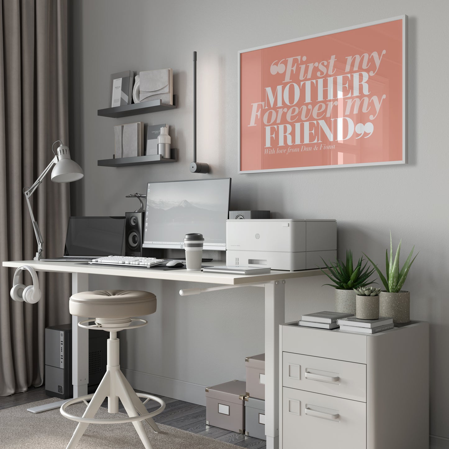 Custom Mothers Day Print - First my Mother, Forever my Friend