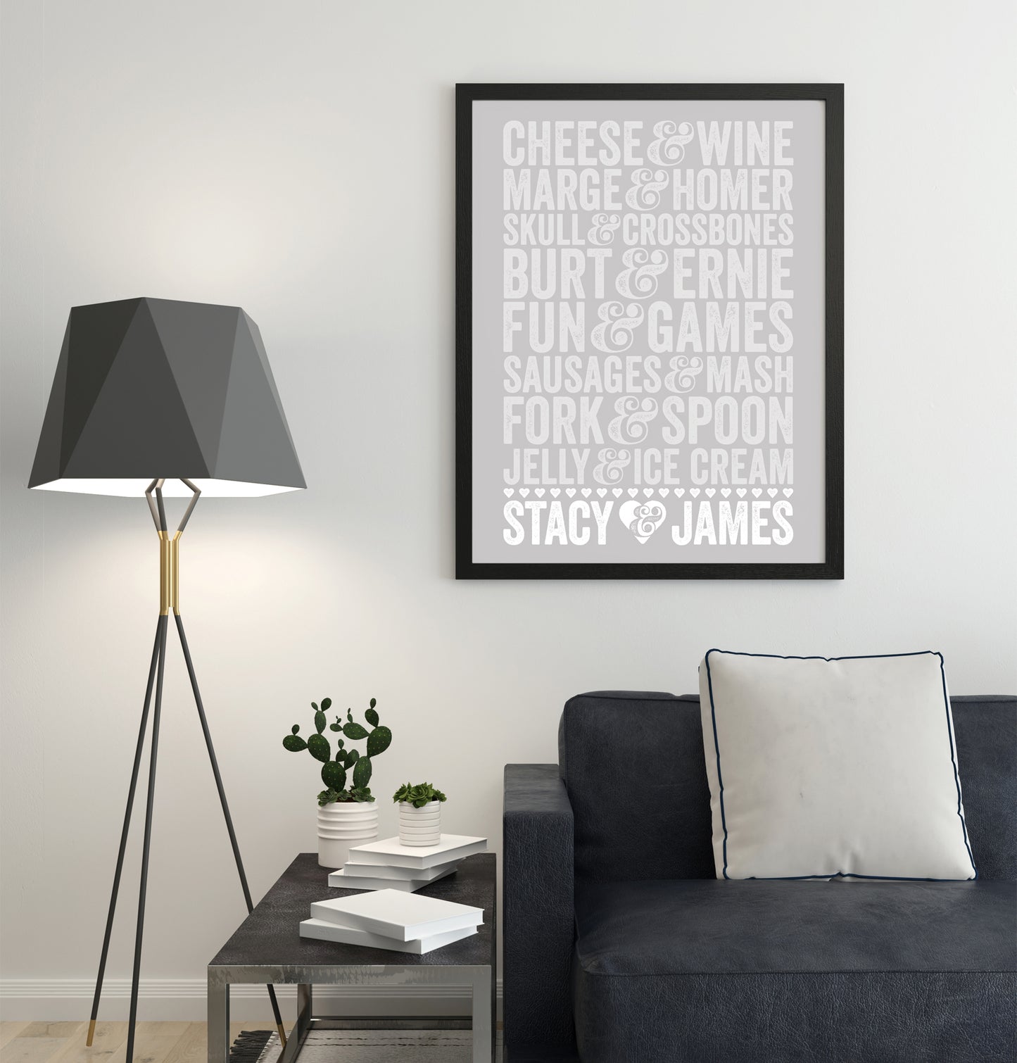 Custom Couples Print - Famous Pairings