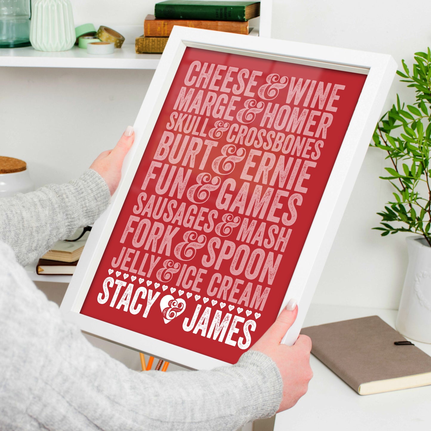 Custom Couples Print - Famous Pairings