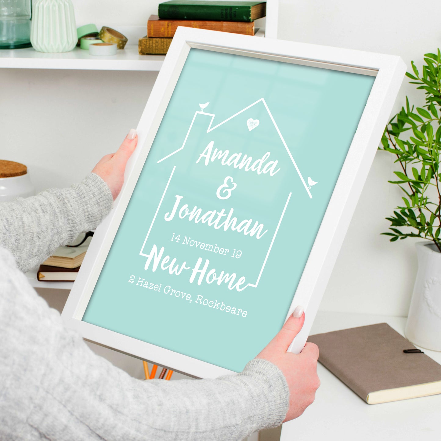 Custom Family Names Print - Our Home
