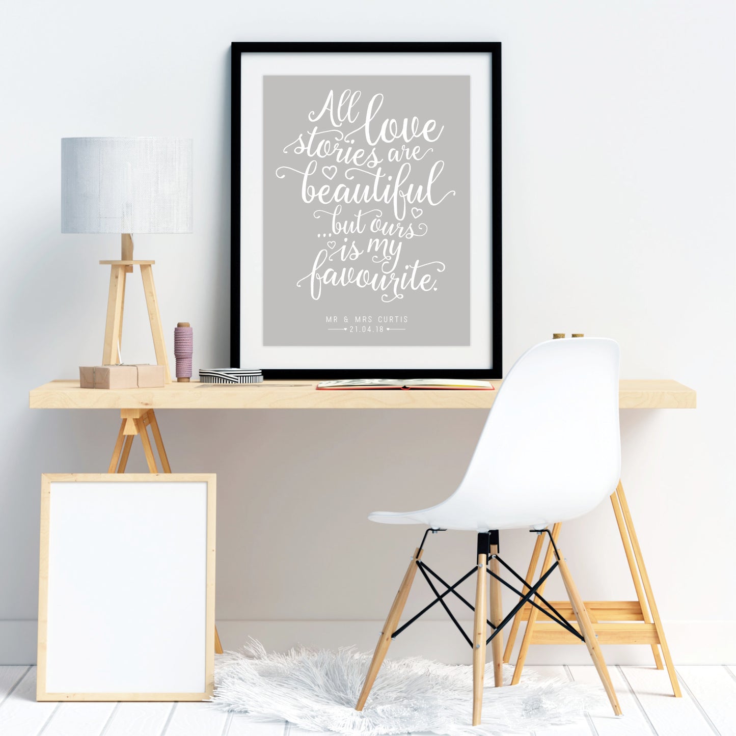 Custom Quote Print - All Love Stories Are Beautiful