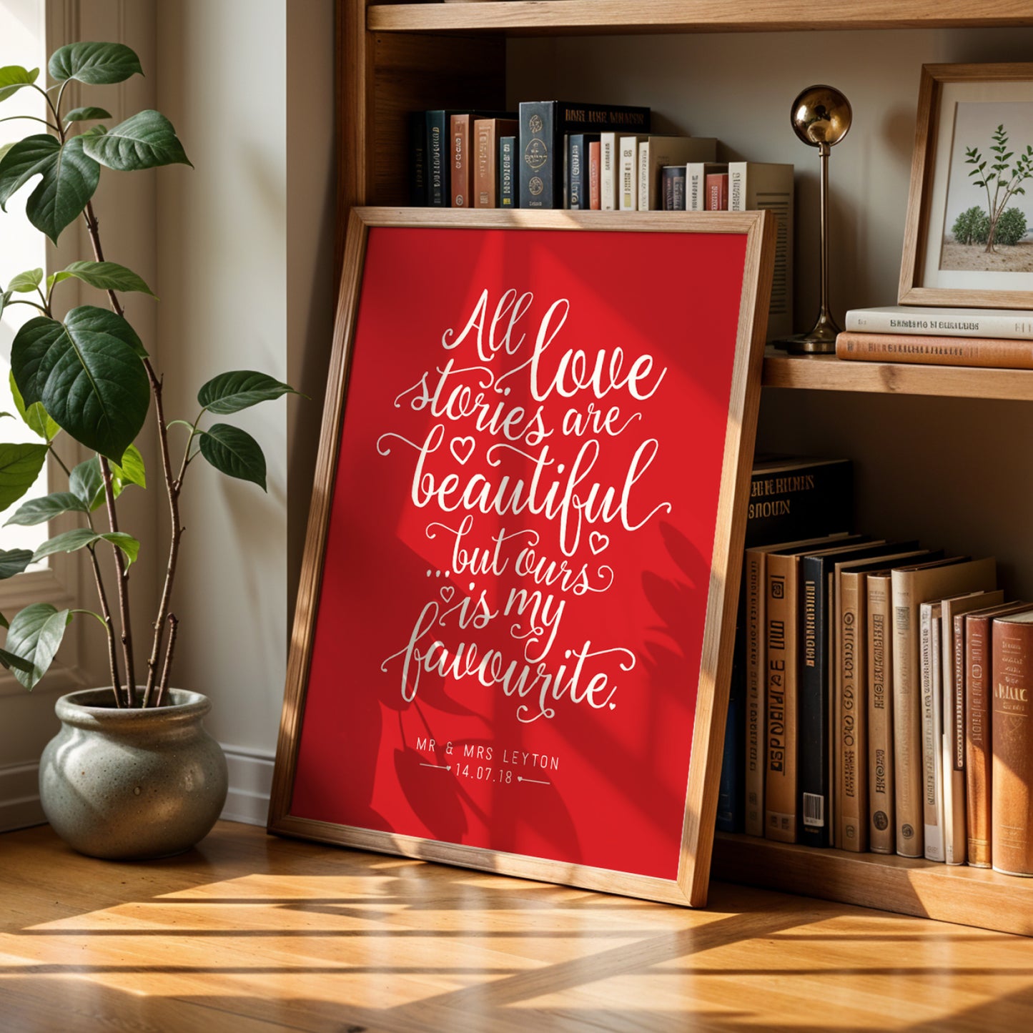 Custom Quote Print - All Love Stories Are Beautiful