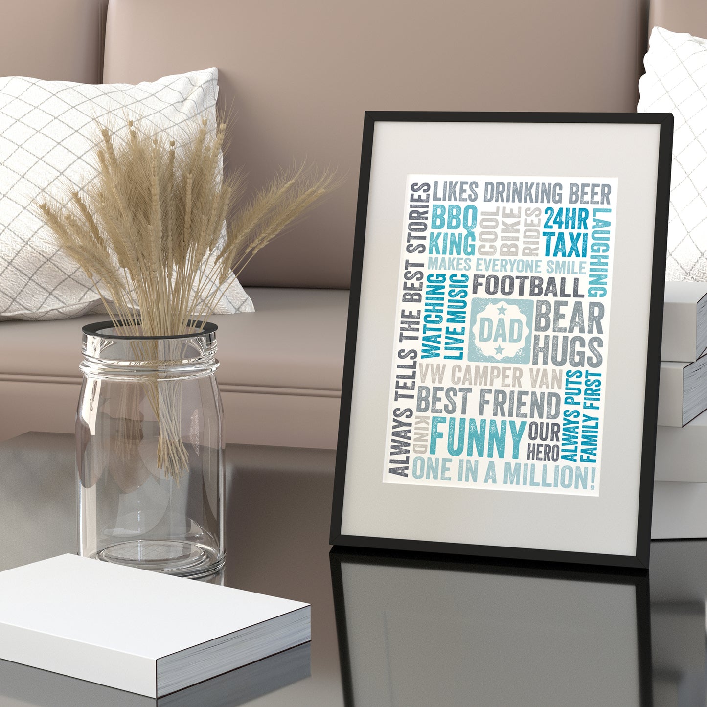 Custom Word Art Print - For Dad